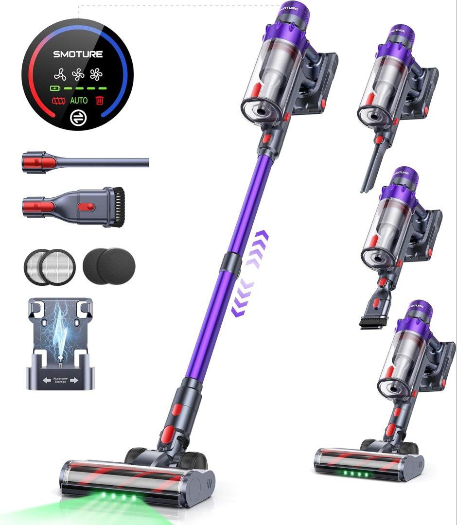 新品★SMOTURE VAC02 コードレス掃除機 自立式 dyson