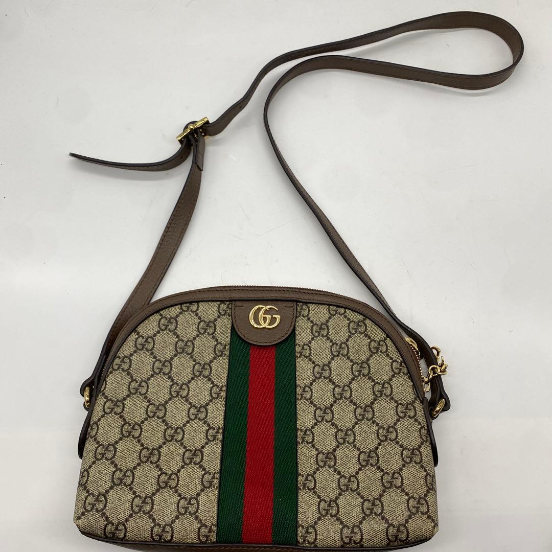 【美品】グッチ オフィディア GGスモール ショルダーバッグ シェリーライン