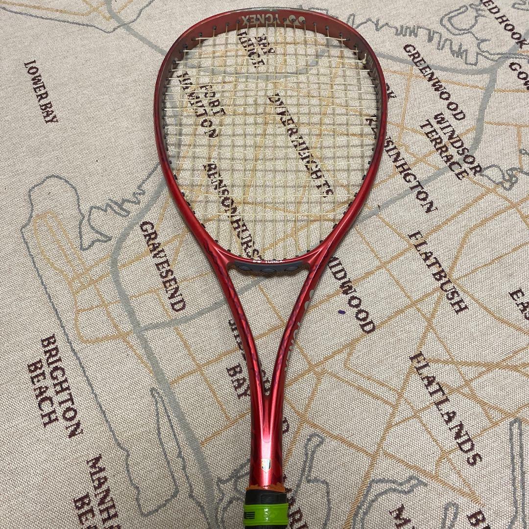 ボルトレイジ7S ソフトテニスラケット クレナイ今日限定割引