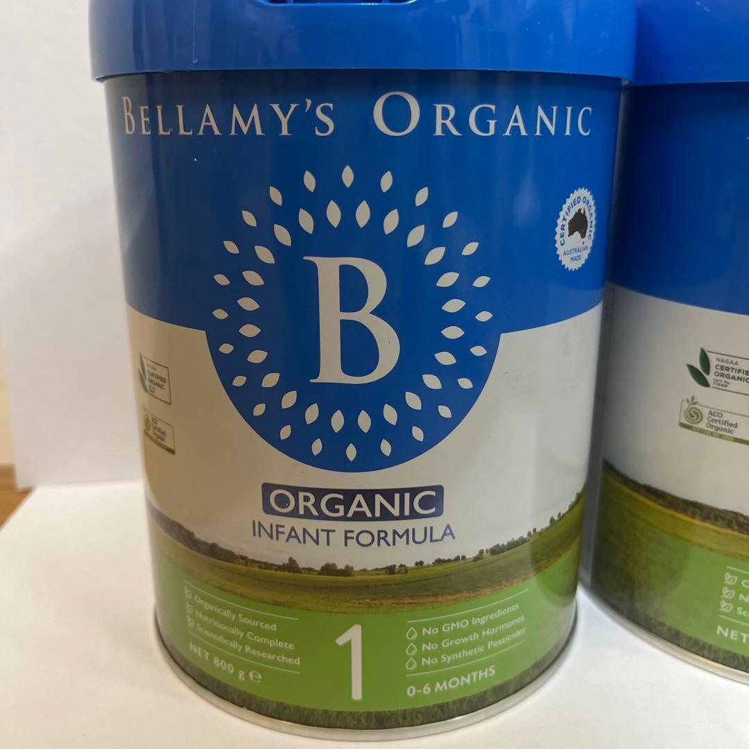 ベラミーズ　Bellamy's オ一ガニック　粉ミルク 2缶　0-6ヶ月