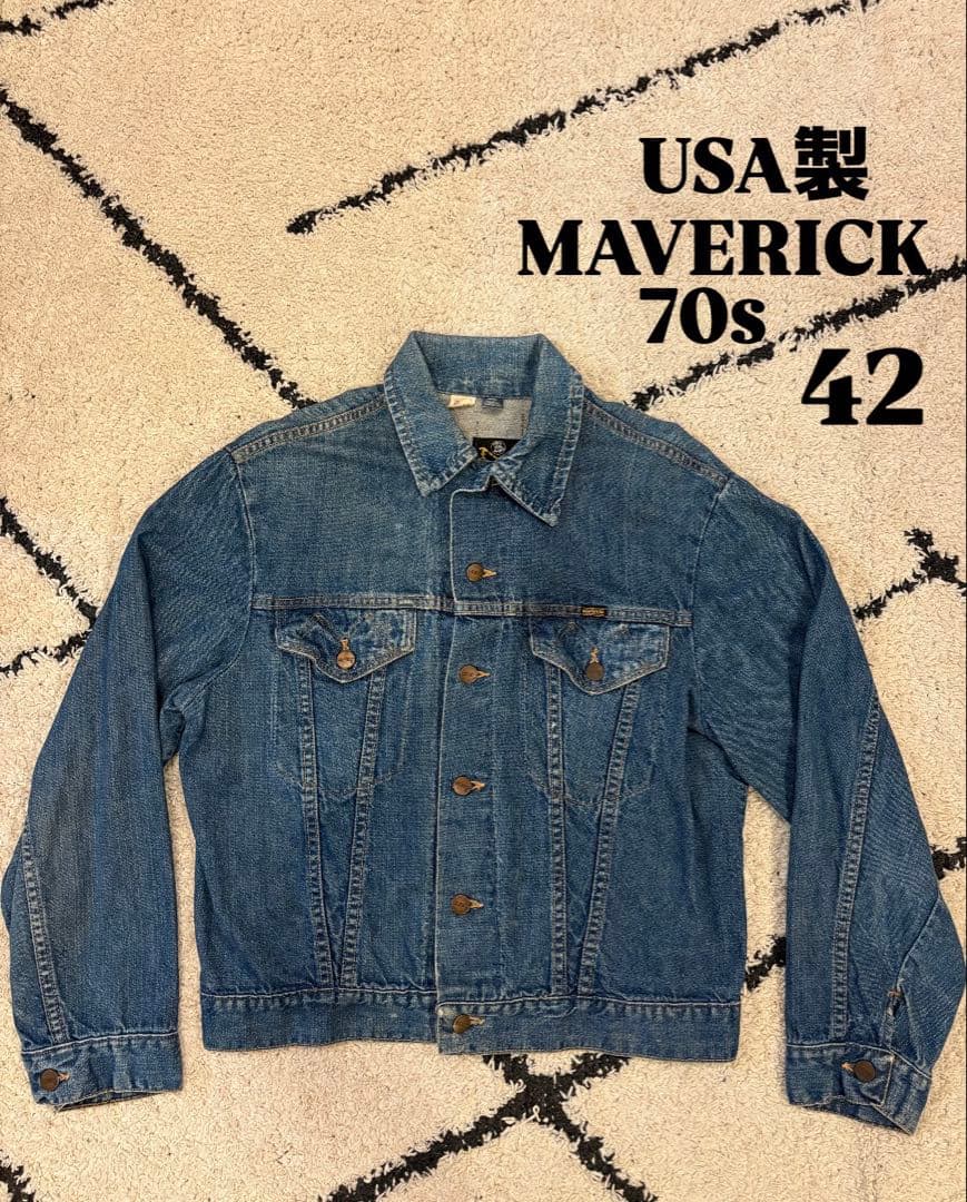 【42】MAVERICK USA製 70s デニムジャケット