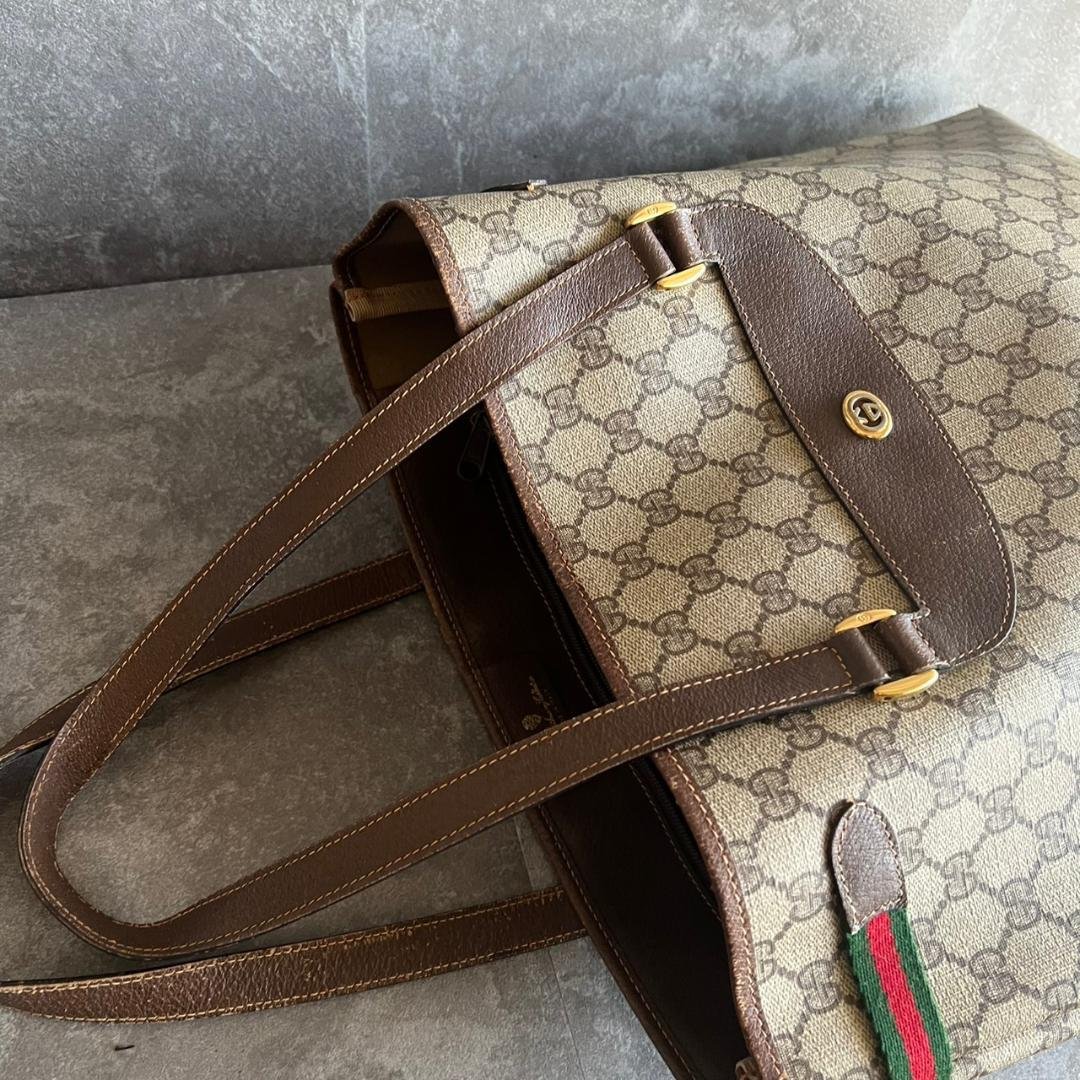 ⭐️GUCCI⭐️グッチ オールドグッチ トートバッグ GGプラス