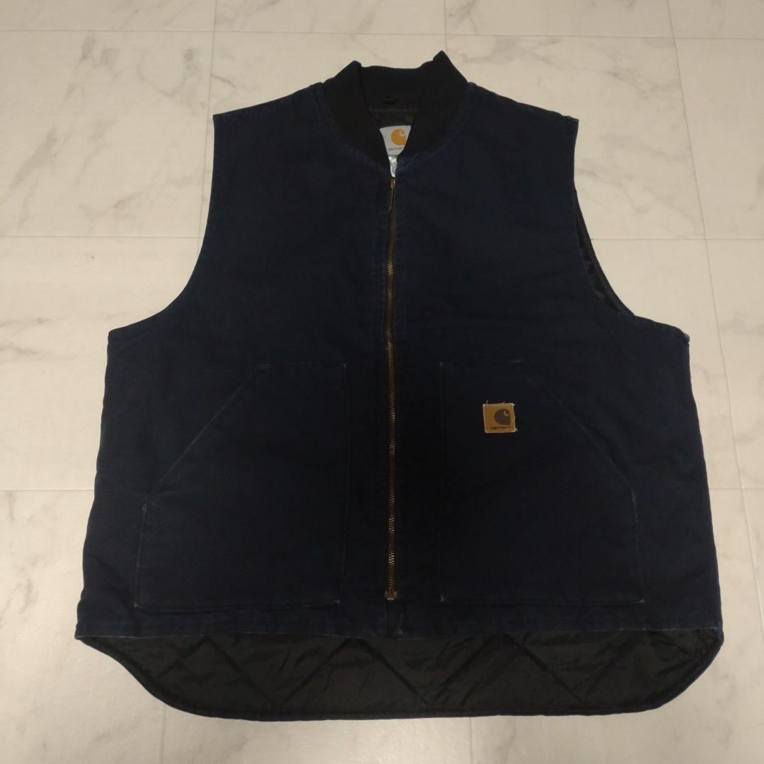 05年 Carhartt ダックベスト MDT ミッドナイト XL