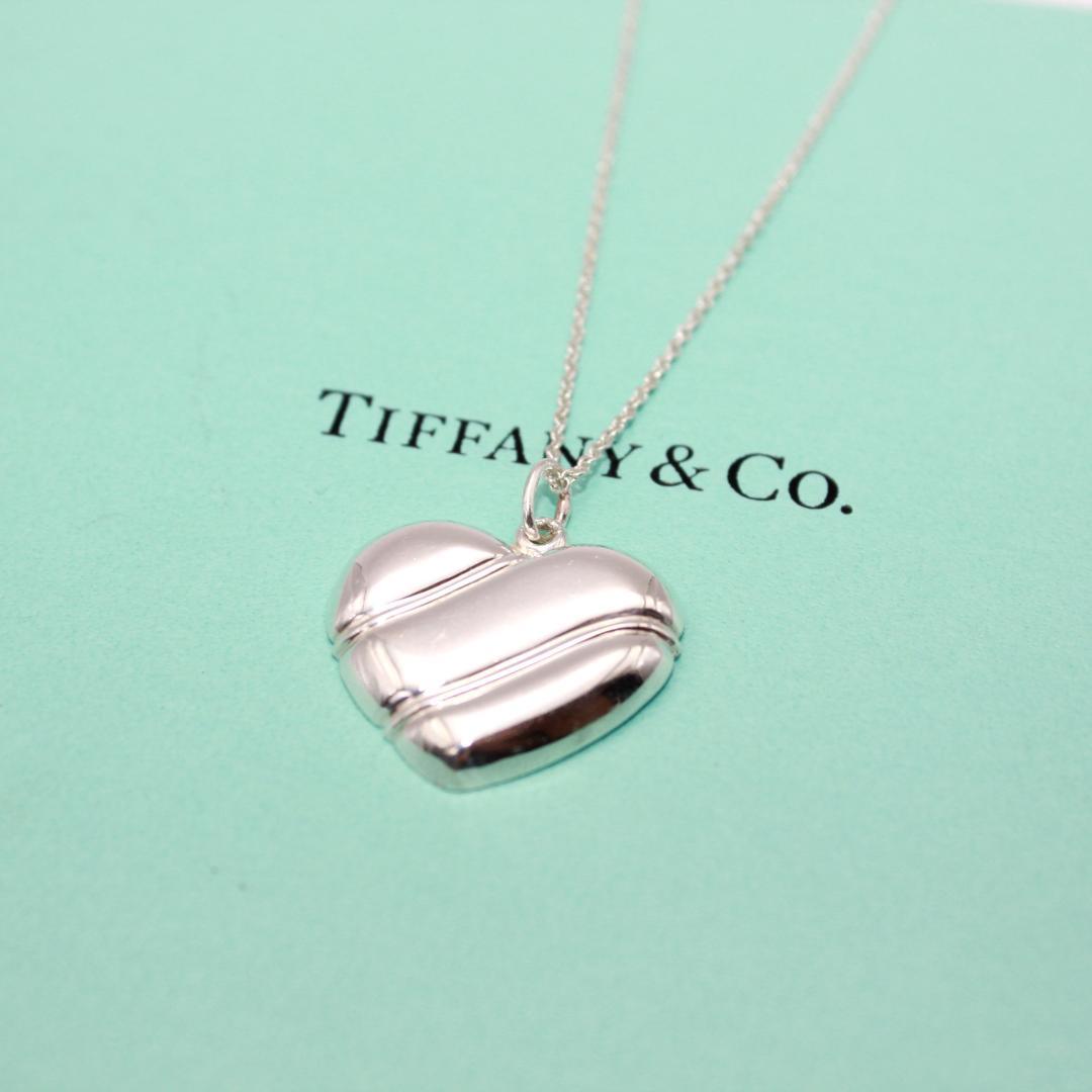 美品 Tiffany&Co. ティファニー ハート シルバー ネックレス 925