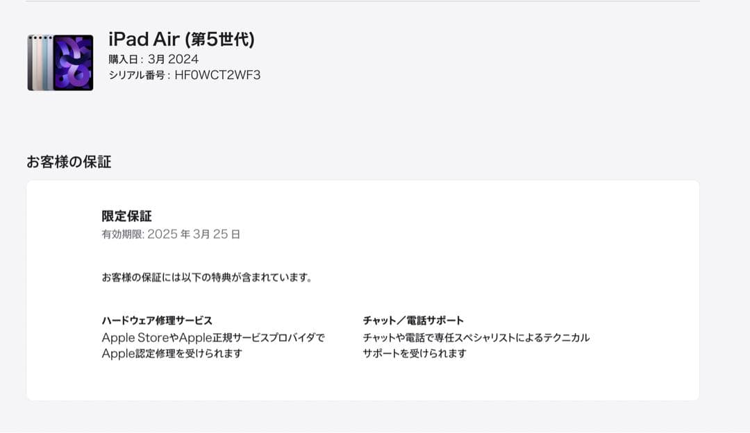 iPad Air 第５世代 256GB M1チップ Wifi