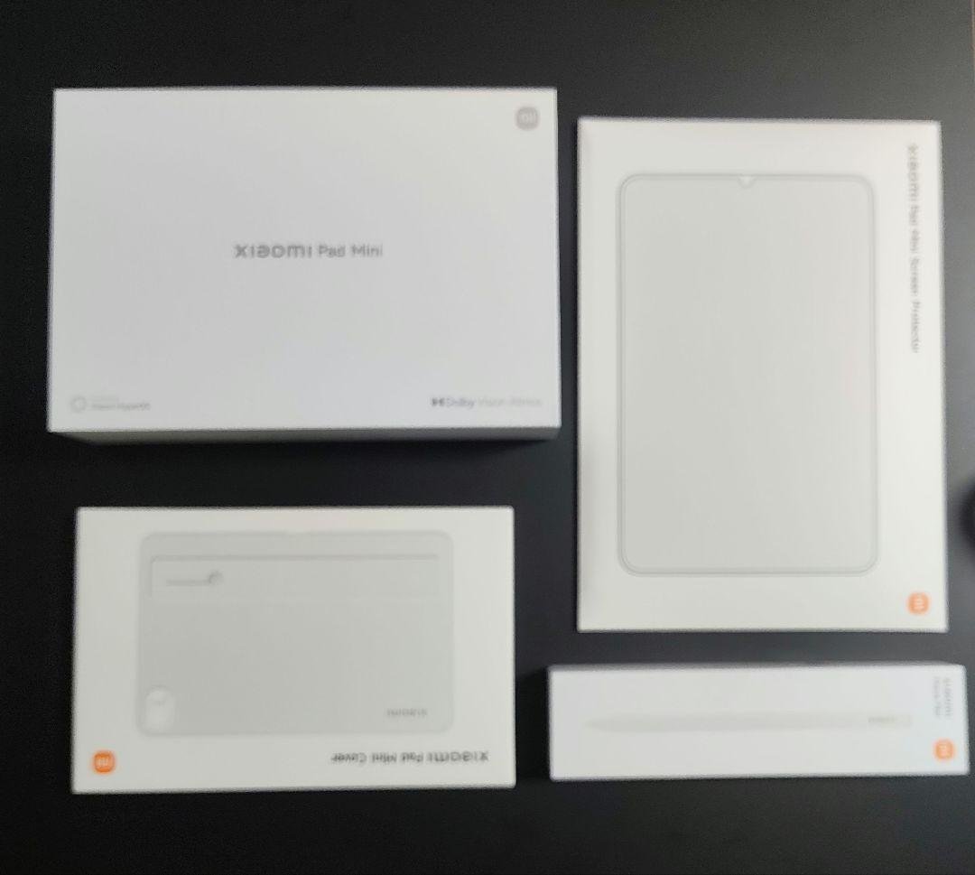Xiaomi Pad Mini グレー 純正ケース・ペン・フィルムセット