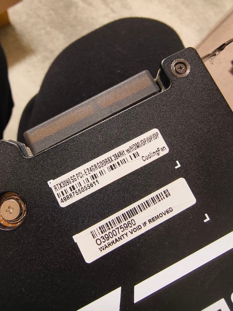 玄人志向GeForce RTX 3090 24GB【付属品完備】自用品