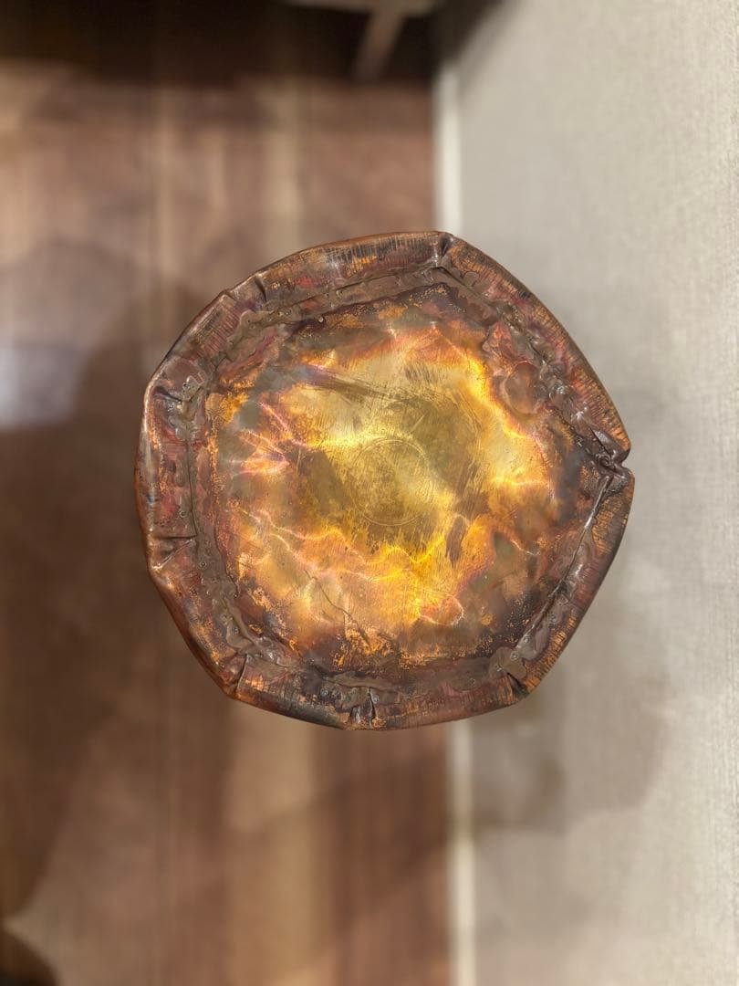 【値下げ 未使用品】イタリア製　傘立て　銅製アンブレラスタンド　STEFANI